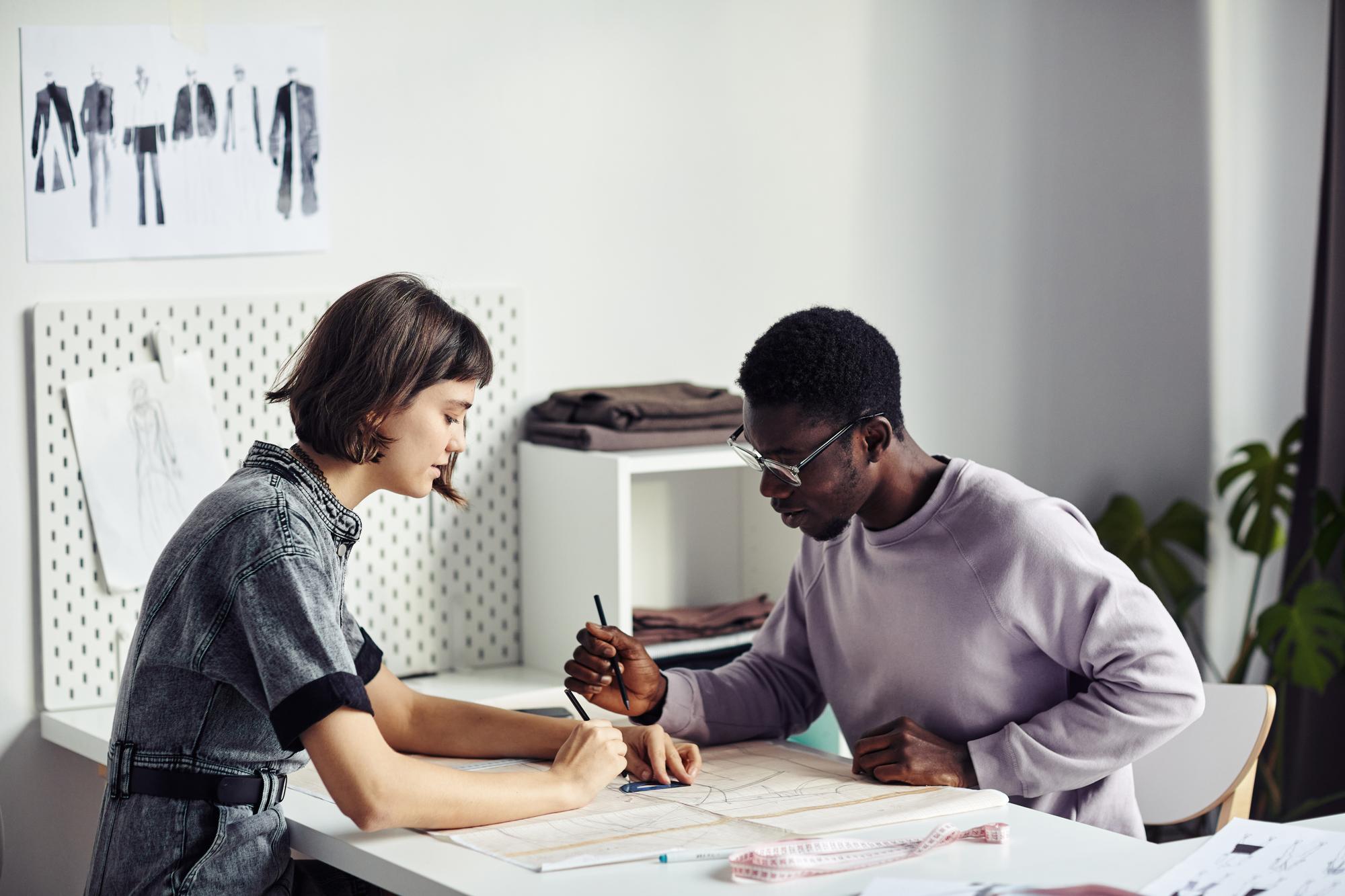 Beratungssituation im Atelier